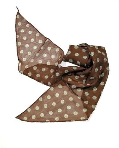  Polka Dot Chiffon Skinny Scarf ⭐️ thumbnail 3