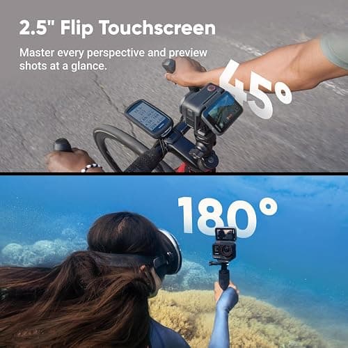 Insta360 Ace Pro 2 Winter Bundle Dual Battery - 8K Waterproof Action Camera Co-Engineered with Leica, 1/1.3" Sensor, Dual AI Chip, Leading Low Light, Superior Audio, Flip Screen & AI Editing for Vlogs thumbnail 8