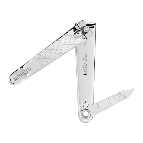 Revlon Nail Clipper With File, Manicure Care Tool With a Curved Blade for an Accurate Trimming and Grooming, Easy to Use (Pack of 1) thumbnail 2