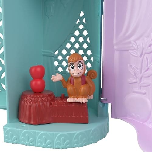 Mattel Disney Toys, Storytime Stackers Jasmine's Palace, Stackable Doll House with Small Doll, 2 Friends & 8 Pieces, Inspired by Disney's Aladdin Movie thumbnail 5