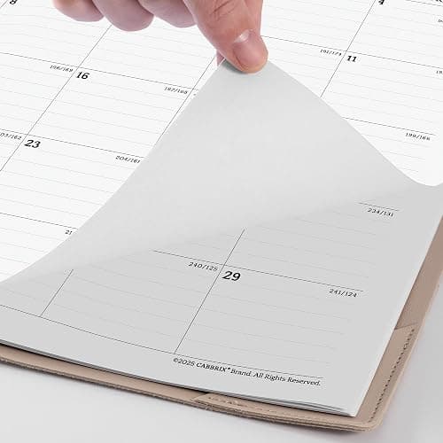 Cabbrix Desk Calendar 2026-2027 with Desktop Mat, 18 Month Large Calendar January 2026 - June 2027, 21" x 16-1/2" Big Desk Blotter Calendar for Home School and Office thumbnail 5