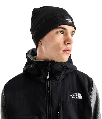 THE NORTH FACE Dock Worker Recycled Beanie | Deep Fit, Cuffed Winter Hat for Men & Women With Woven Logo Patch thumbnail 2