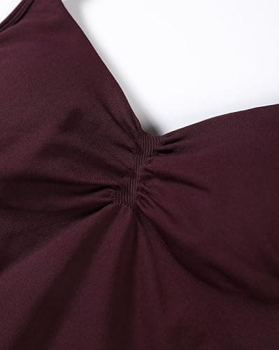 AUROLA Women's Influence Tank Top - Dark Cherry - S thumbnail 5