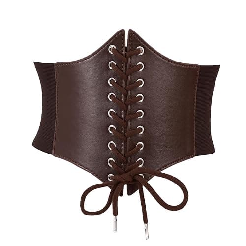HHCSVJHS Ladies' lace waistband, tight corset, elastic, medieval court waistband, suitable for Halloween dress up - Image 1