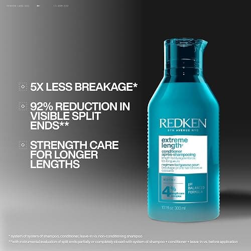 Redken Extreme Length Conditioner | Infused With Biotin and Castor Oil | Promotes Healthy Hair | Fortifies, Strengthens & Conditions Hair thumbnail 2