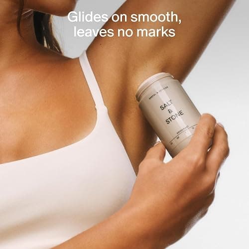Salt & Stone Aluminum-Free Deodorant, Women & Men Santal & Vetiver 2.6 oz | Extra Strength 48 Hour Protection, Gender Neutral Scent, Made with Niacinamide, Spirulina, Magnesium & Antioxidants thumbnail 4