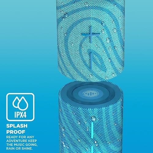 Stromberg - Twin 2-in-1 Mini Portable Bluetooth Speaker, 10W Power (5W per Speaker), 10-Hour Playtime, Sky Blue and Blue thumbnail 6