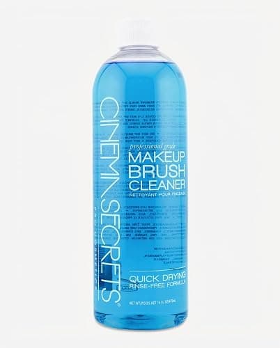 Cinema Secrets Original Blue Vanilla Makeup Brush Cleaner Solution - Professional Cleanser for Makeup Brushes - Quick-Drying, Rinse-Free Formula - Removes Stubborn Waterproof Make Up (16 fl oz) thumbnail 9