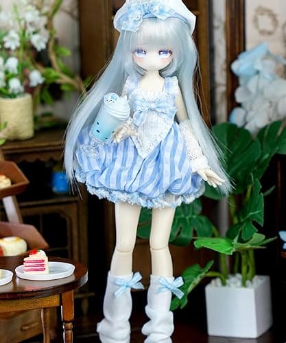 CALEMBOU BJD Blind Box, 1/8 Cute Story of Four Seasons Milk Tea Series Ball Jointed Blind Box, 8 Inches Dress up Doll with Joints, Collectable Action Figure for Birthday Gifts thumbnail 7