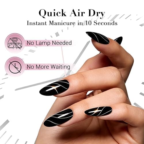 GLAMERMAID Super Strong Nail Glue for Press On Nails, Fast Drying Brush On Glue for Nail Tips & Acrylic Fake Nails, Long-Lasting, Maximum Strength, Mess-Free 15ml thumbnail 4
