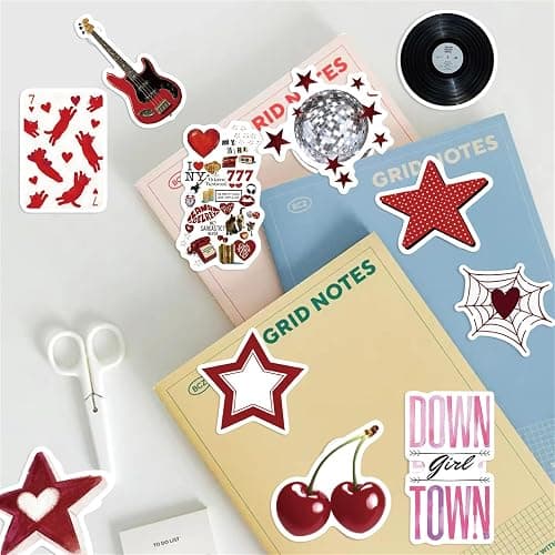 200PCS Aesthetic Downtown Girls Stickers Pack Cool Trendy Y2K Stickers for Water Bottle Funny Waterproof Sticker for Teens Adults Vinyl Sticker for Laptop Skateboard Party Supplies(Downtown200) thumbnail 2