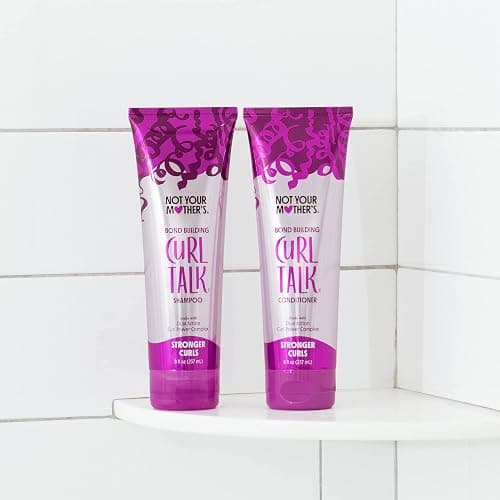 Not Your Mother's Curl Talk Bond Building Shampoo and Conditioner (2-Pack) - 8 fl oz - Strengthening Shampoo and Conditioner Set for Curly Hair - Designed for Curls, Waves, and Coils thumbnail 5