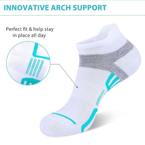 shnn 10/15 Pairs Womens Ankle Socks Lightweight Breathable Casual Low Cut Socks for Women With Heel Tab thumbnail 3