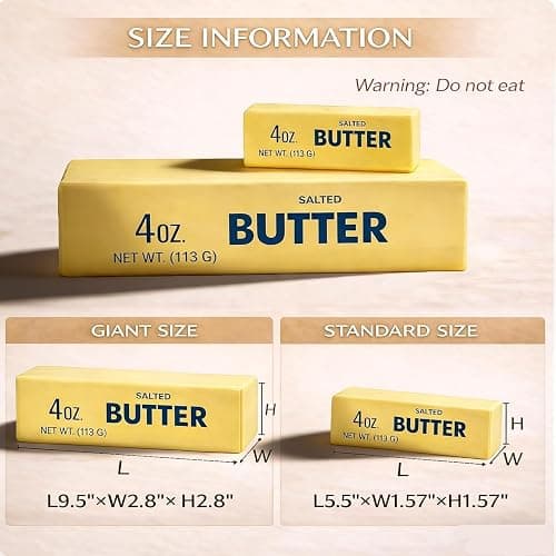 1pcs Squeeze Butter Squishy Toy, Pack Sensory Stress Relief Squishies Soft & Stretchy Fidget Toys for Anxiety Relief Party Favors (Dumpling Squishy Butter) (2PC-Small) thumbnail 7