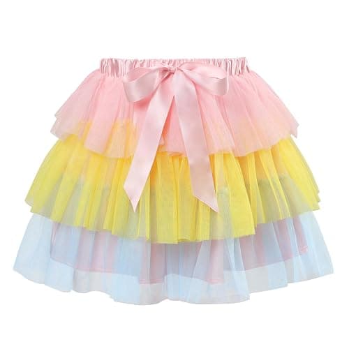 Littleforbig Women's Mesh Tulle Puffy Petticoat Tutu Ballet Bubble Short Ballerina Skirt thumbnail 6