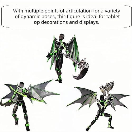 SENROELECTRONAGE T13 Action Figure Assembly Completed, Upgraded 3D Printed T13 Action Figure, The Dummy 13 is Very Suitable for Office Desks and Birthday Cake Decorations thumbnail 7