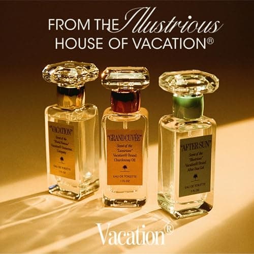 VACATION “GRAND CUVÉE” Eau de Toilette Sunscreen, Amber Vanilla Perfume, Unisex Summer Scent with Argan, Peach, Cedarwood & Vanilla Bean, 1 Fl. Oz. thumbnail 8