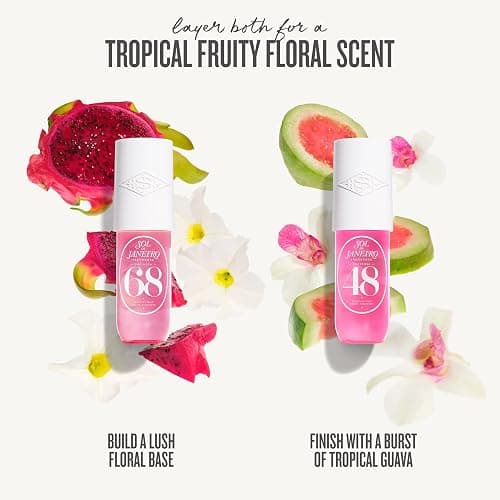 Sol de Janeiro Giftable Set | Two Travel Size Hair & Body Fragrance Mist with Pink Pouch | Cheirosa 68 & Cheirosa 48, 3 fl oz ea | Amazon Exclusive | $72 Value thumbnail 3