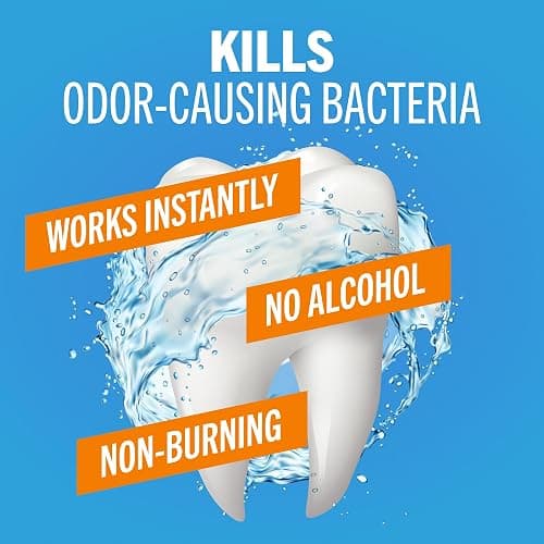 TheraBreath Fresh Breath Mouthwash, Icy Mint Flavor, Alcohol-Free, 16 Fl Oz (Pack of 2) thumbnail 2