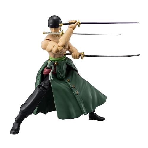 ANIME HEROES - One Piece - Roronoa Zoro Three Sword Style Action Figure | One Piece 6 Inch Action Figure Anime Heroes - Roronoa Zoro Three Sword Style thumbnail 13