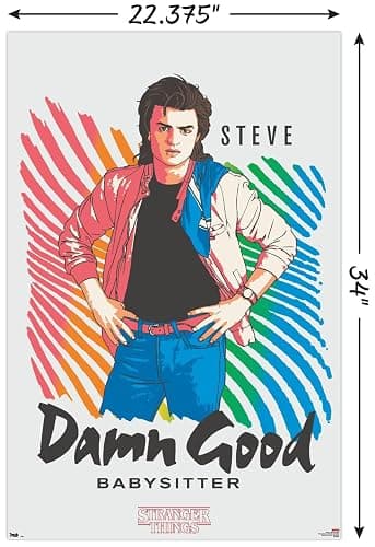 Trends International Netflix Stranger Things: Season 2-Babysitter Wall Poster, 22.375" x 34", Unframed Version for Living Room thumbnail 3