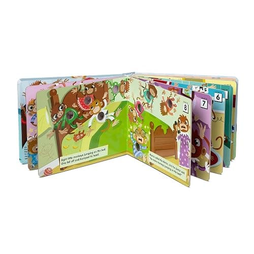 Melissa & Doug Children's Book - Poke-a-Dot: 10 Little Monkeys (Board Book with Buttons to Pop) - FSC Certified thumbnail 6