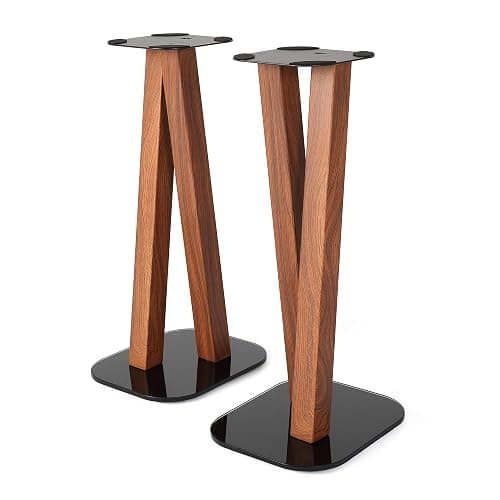 EXIMUS One Pair Fixed Height Universal Speaker Floor Stands - Cedar - 600 Series thumbnail 3