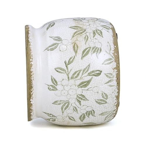 Dosayes Ceramic Pot for Planter, Vintage Flower Pot with Drainage Holes, 6.29 inch Ice Crack Glazed Indoor Planters Pot (Vintage) thumbnail 6