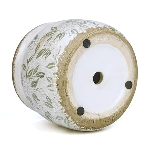 Dosayes Ceramic Pot for Planter, Vintage Flower Pot with Drainage Holes, 6.29 inch Ice Crack Glazed Indoor Planters Pot (Vintage) thumbnail 7