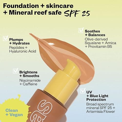 Kosas Revealer Liquid Foundation SPF 25 with Buildable Coverage, 200 | Hydrating liquid foundation with SPF 25 to provide medium, buildable coverage and a smooth, natural-looking finish. thumbnail 4