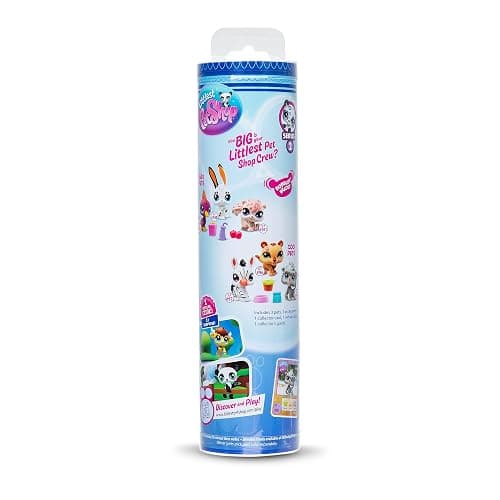 BANDAI Littlest Pet Shop Pack 3 Zoo Pets BF00597 Set of 3 Pets, Accessory, Collector's Card and Virtual Code, Generation 7, Pets #96, #97, #98, Kids 4+ thumbnail 6