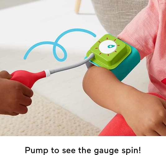 Fisher-Price Medical Kit 7-Piece Doctor Bag | Preschool Pretend Play, Dress Up Toys for Toddlers & Kids Ages 3+ Years thumbnail 5