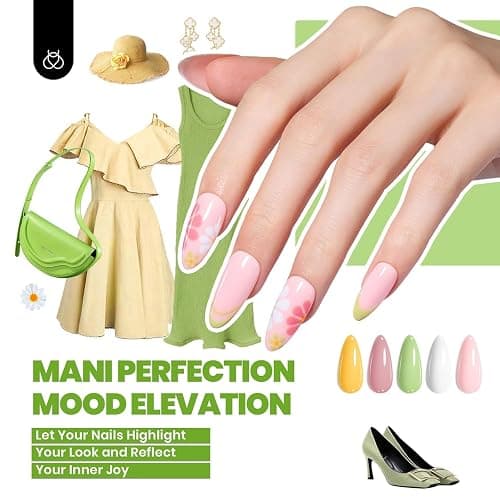 Beetles Gel Nail Polish Kit with U V Light - 68Pcs Gel Nail Kit 35 Colors Outfits Glitter Red Classic Blue Polish Set with Everything Nails Manicure Tools for Beginners DIY At Home Gifts for Women thumbnail 6