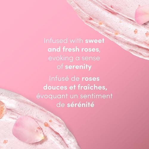 Dove pH Balanced Body Scrub, with Naturally-Derived and Sulfate-Free Cleansers, Himalayan Salt & Rose Oil, 425 g thumbnail 6