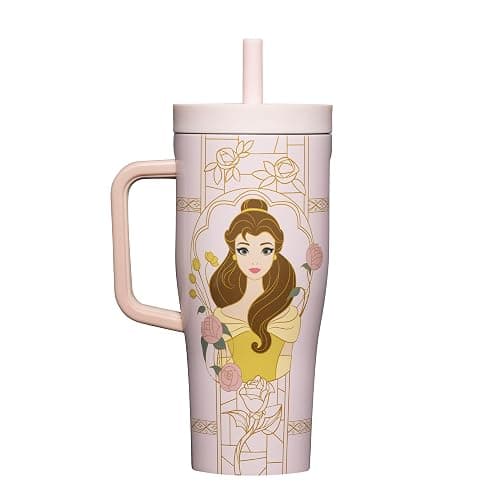 Corkcicle Cruiser Insulated Tumbler with Handle & Straw - Triple-Insulated - Leakproof Travel Mug - BPA-Free - Summer Drinkware Gift - Keeps Drinks Ice Cold - 22 oz - Belle - Image 1