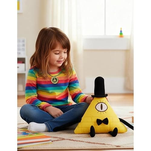 VIYRDOK Bill Cipher Plush with Pendant, Gravity Costume Toy Merch, Gift Set for Fans, Halloween/Christmas thumbnail 8