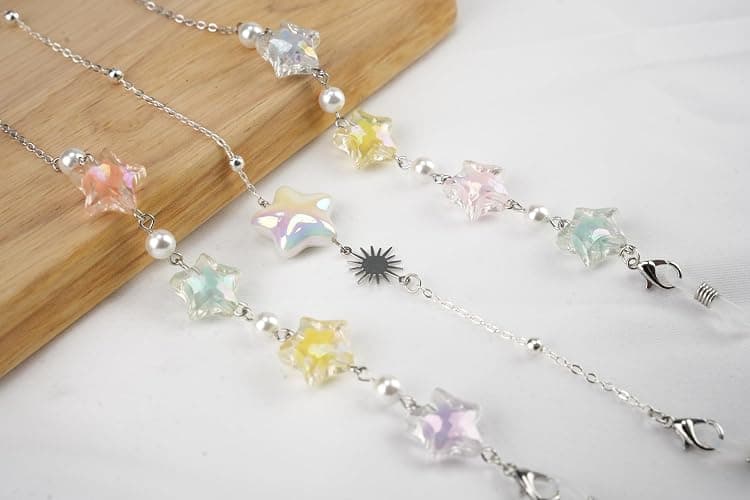 shionreiy Stylish Women's Glasses Chain - Eyeglass & Sunglasses Chains Holder for Around Neck, Eyewear Retainer Strap thumbnail 9