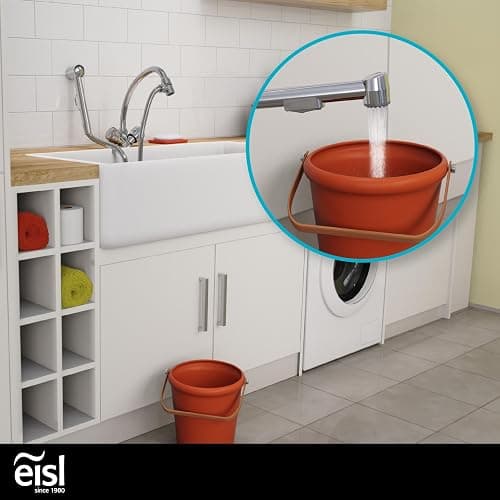 EISL DX25 Waschbeckenbrause, Handbrause für Küche, Bad, Waschküche oder Werkstatt, Waschbeckendusche, ideal zum Nachrüsten, Set mit Schlauch (150mm) und Adapter, Toilettenbrause, Chrom thumbnail 5