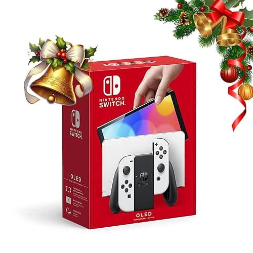 Nintendo Switch – OLED Model w/White Joy-Con - Image 1