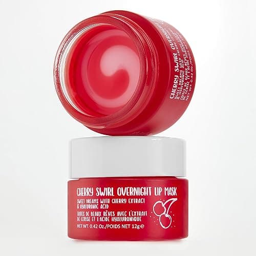 W7 Sweet Dreams Lip Care Trio - 3 Piece Set - Overnight Lip Mask, Lip Balm & Lip Scrub - Cherry thumbnail 4