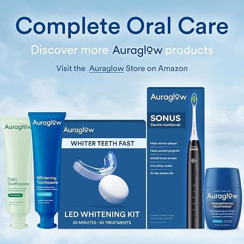 Auraglow 35% Teeth Whitening Gel for Trays, Retainers & Aligners – Dentist Strength Carbamide Peroxide Whitener, 30 Treatments, 3 Syringes (5mL) thumbnail 7