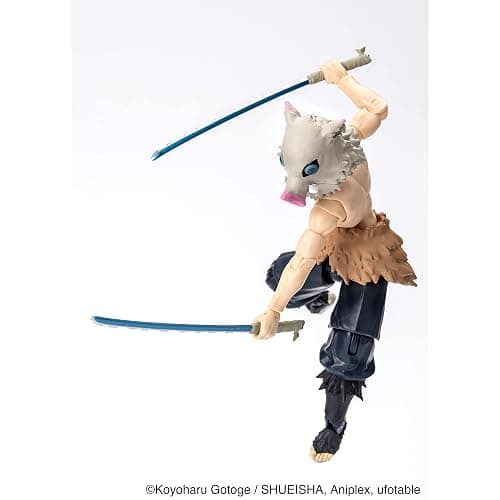 Ultimate Legends - Demon Slayer - Inosuke 5" Action Figure | Demon Slayer Kimetsu No Yaiba 5 Inch Action Figure Ultimate Legends HD - Inosuke Hashibira Masked thumbnail 3