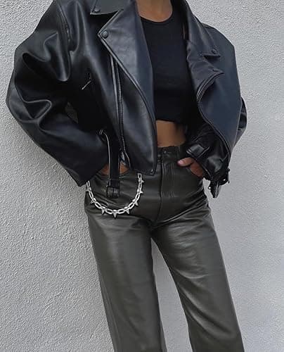BGTY Vintage Harajuku Punk Cool Pants Jeans Chain Fashion Body Jewelry Accessory for Women Girls Cute Waist Chain - Rivet thumbnail 2