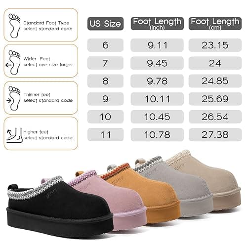 FITORY Women's Suede Slipper | Flat Short Mini Boots with Fur Fleece | Winter Casual Comfort Shoes thumbnail 6