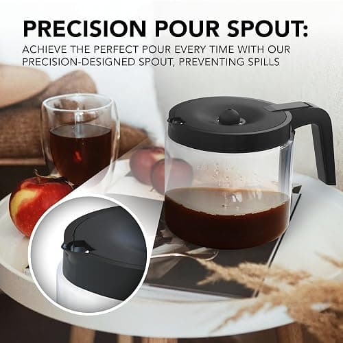 12-Cup Coffee Carafe Compatible with Keurig K-Duo Essentials, K Duo Hot & Iced – Will NOT Fit Keurig K-Duo Single Serve thumbnail 7