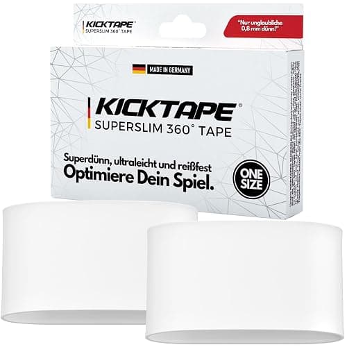 KICKTAPE® Super Slim Schienbeinschonerhalter - Reißfest aus schonendem Silikon für Schienbeinschoner Fußball Herren, Damen & Kinder, rutschfest & abwaschbar, Football, shin Guard Holder - Image 1