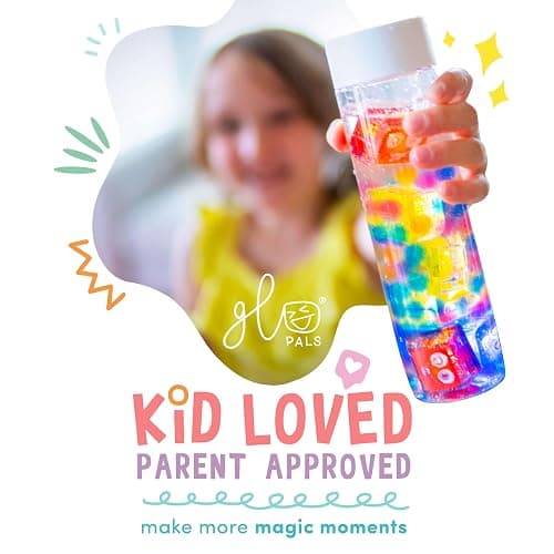 Glo Pals Light Up Bundle Bath Toy, Book, 2 Light Cubes & 1 Magic Magnifier | Water-Activated Light-Up Blair Character & Cubes Bath & Pool Toys, Interactive Book With Magic Magnifier, Batteries Included thumbnail 9