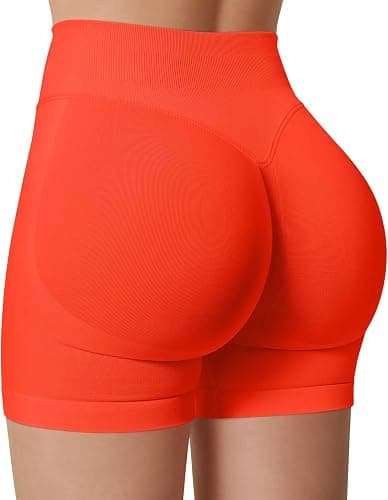TRYTO Impulse Collection Compression Impact Shorts Women Hidden Scrunch Workout Seamless Squat Proof Short - Image 1