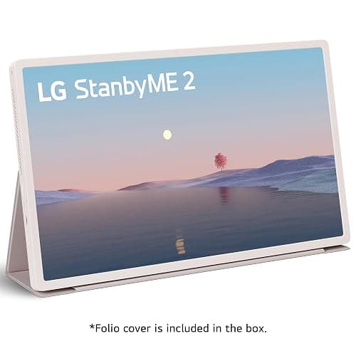LG 27-Inch StanbyME 2 with Folio Cover, Portable Touch Screen, Dolby Vision, HDR10, Filmmaker Mode, Built-in Battery, Full Swivel Rotation (27LX6TYGA, 2025) thumbnail 15