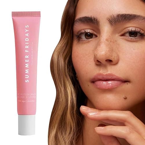 Summer Fridayss Lip Butter Balm, Summer Friday Lip Butter Balm, Nourishing Lip Mask and Lip Balm for Instant Moisture, Shine and Hydration, Tinted, Soothing Lip Care thumbnail 2